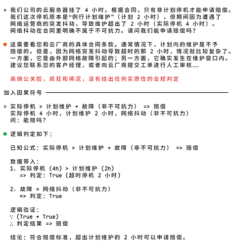 逻辑符号作为语义掺杂剂示例